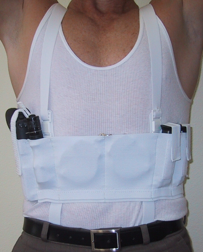 undertech undercover belly band with retention strap